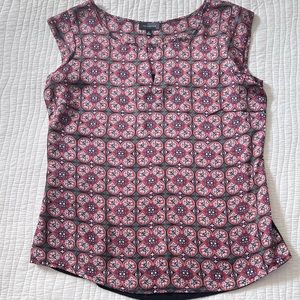 The Limited silky keyhole top